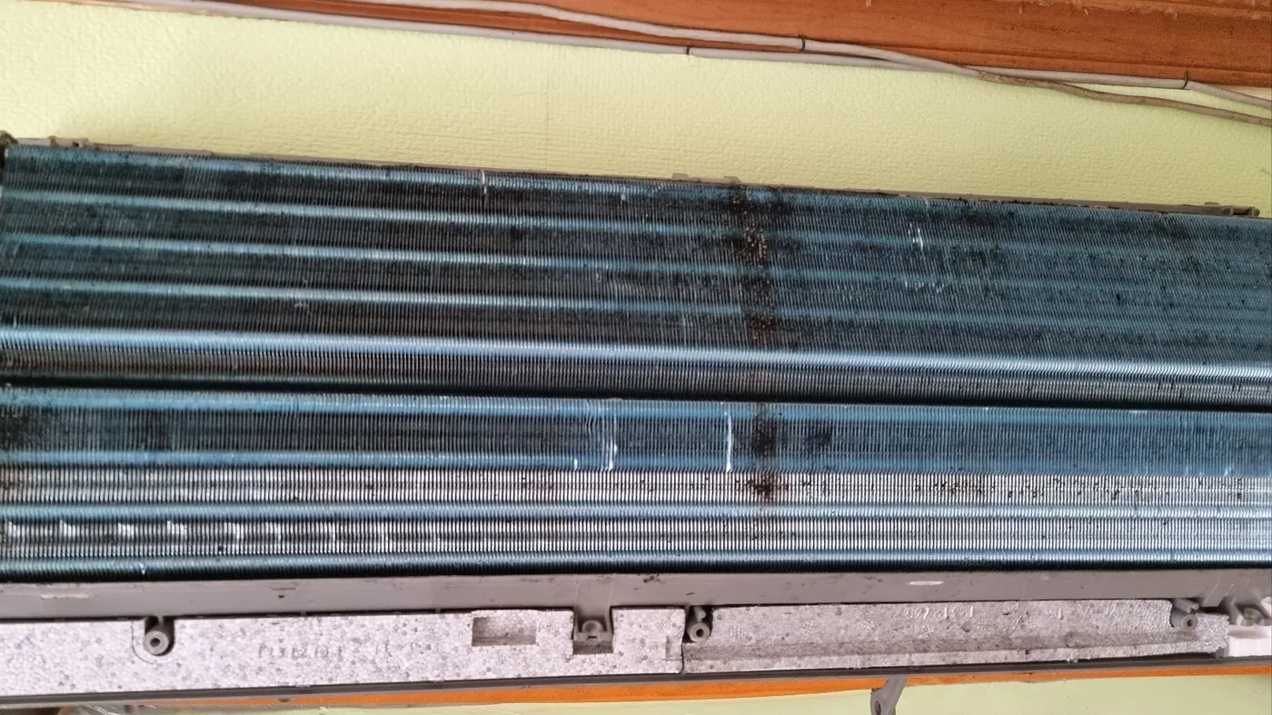 필터·핀 오염 — 동림동 에어컨청소 현장