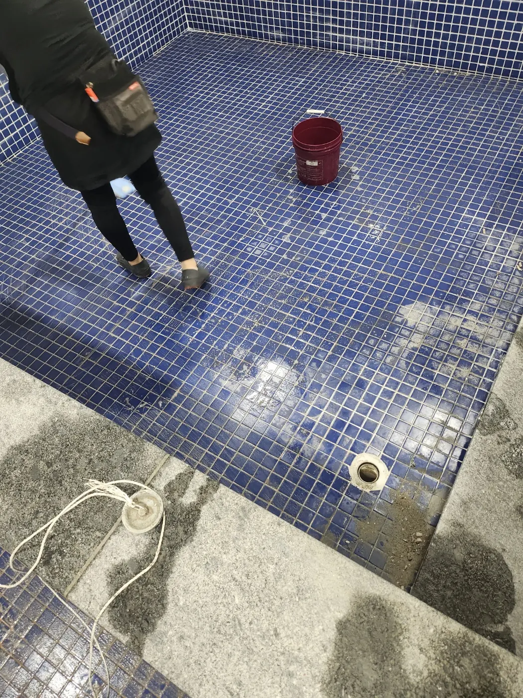 줄눈 복원 — 산청군 목욕탕청소 현장