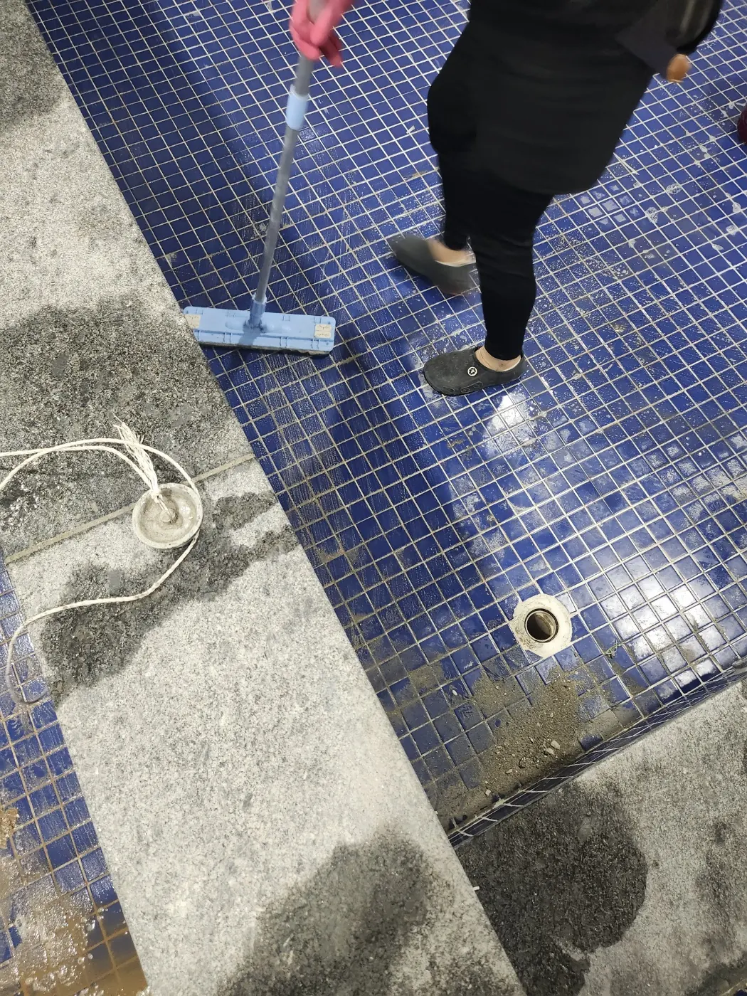줄눈 복원 — 함양군 목욕탕청소 현장