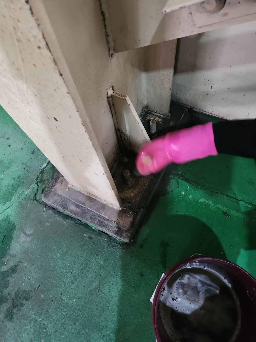 작업 진행 — 삼가면 공장청소 현장
