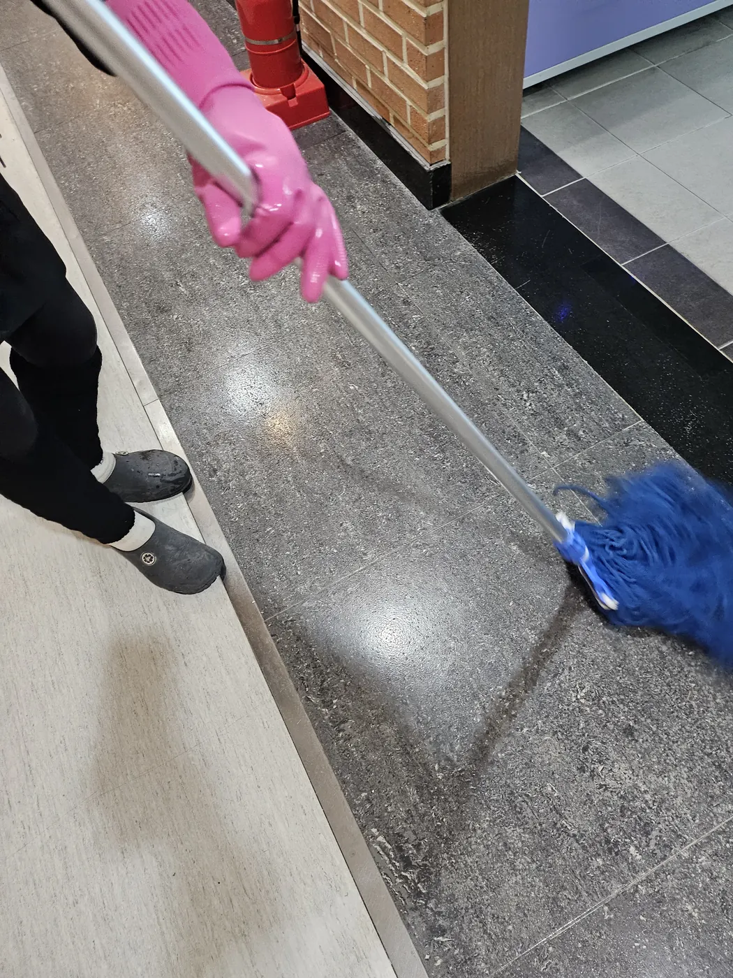 세정 진행 — 동동 학교청소 현장